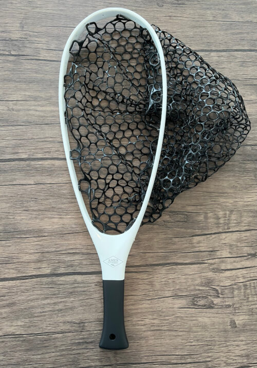 Glacier Carbon Landing Net Black Basket